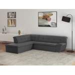 Ecksofa von DOMO collection, in der Farbe Grau, aus Webstoff, andere Perspektive, Vorschaubild