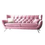 2/3-Sitzer Sofa von KAWOLA, in der Farbe Rosa, aus Metall, Vorschaubild