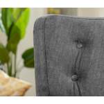 Loungesessel von Tchibo, in der Farbe Grau, aus Holz, andere Perspektive, Vorschaubild