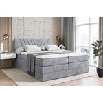 Boxspringbett von ALTDECOR, in der Farbe Grau, aus Polyurethan, andere Perspektive, Vorschaubild