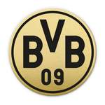 Poster von Borussia Dortmund, in der Farbe Gold, aus Aluminium, andere Perspektive, Vorschaubild