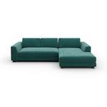 Ecksofa von machalke®, in der Farbe Blau, aus Chenille, andere Perspektive, Vorschaubild