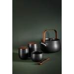 Teekocher von ASA, in der Farbe Schwarz, aus Porzellan, andere Perspektive, Vorschaubild
