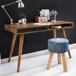 Schreibtisch von Wohnling, in der Farbe Braun, aus Massivholz, andere Perspektive, Vorschaubild