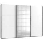 Schwebetürenschrank von Wimex, in der Farbe Weiss, aus Holzwerkstoff, andere Perspektive, Vorschaubild