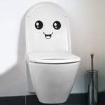 WC-Sticker Lächeln der Marke MODERNE HAUSFRAU