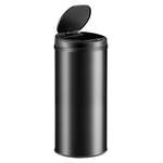 Mülleimer von monzana®, in der Farbe Schwarz, aus Edelstahl, andere Perspektive, Vorschaubild
