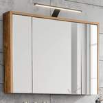 Bad-Spiegelschrank von LOMADOX, in der Farbe Braun, aus Spiegelglas, Vorschaubild