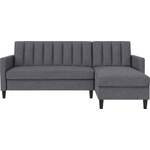 Ecksofa von Dorel Home, in der Farbe Grau, aus Webstoff, andere Perspektive, Vorschaubild