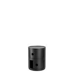 Nachttisch von Kartell, in der Farbe Schwarz, aus Kunststoff, andere Perspektive, Vorschaubild