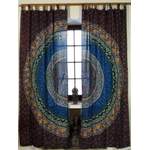 Gardine von Guru-Shop, in der Farbe Braun, aus Baumwolle, andere Perspektive, Vorschaubild