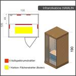 Dewello Infrarotkabine der Marke Dewello