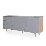 Sideboard von Doncosmo, in der Farbe Grau, aus Massivholz, andere Perspektive, Vorschaubild