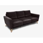 2/3-Sitzer Sofa von KAUTSCH.com, in der Farbe Braun, andere Perspektive, Vorschaubild