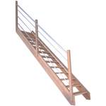 Treppe von Starwood, aus Holz, andere Perspektive, Vorschaubild