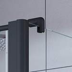 Dusch von Breuer, in der Farbe Schwarz, aus Sicherheitsglas, andere Perspektive, Vorschaubild