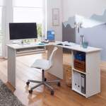 Schreibtisch von Wohnling, in der Farbe Weiss, aus Holzwerkstoff, Vorschaubild