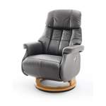 Relaxsessel von MCA Furniture, in der Farbe Grau, aus Echtleder, Vorschaubild