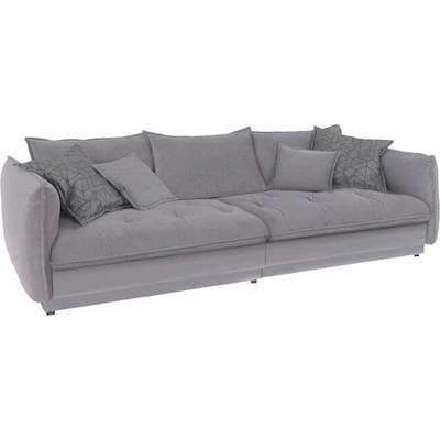 Preisvergleich für andas Big-Sofa »Lörby«, auch mit Aqua clean-Bezug, feine  Steppung im Sitzbereich, lose Kissen, BxHxT 264x107x90 cm, aus  Strukturstoff, GTIN: 4029686665385 | Ladendirekt