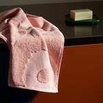 Gästehandtuch von Marimekko, in der Farbe Rosa, aus Baumwolle, andere Perspektive, Vorschaubild