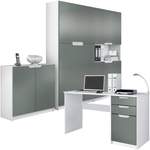 Büromöbel-Set von Vladon, in der Farbe Grau, aus Mdf, Vorschaubild