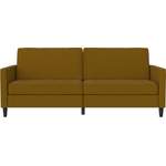 2/3-Sitzer Sofa von Dorel Home, in der Farbe Gelb, aus Webstoff, andere Perspektive, Vorschaubild