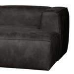 2/3-Sitzer Sofa von Basilicana, in der Farbe Schwarz, aus Massivholz, andere Perspektive, Vorschaubild