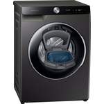 Frontladerwaschmaschine von SAMSUNG, in der Farbe Schwarz, aus Kunststoff, andere Perspektive, Vorschaubild