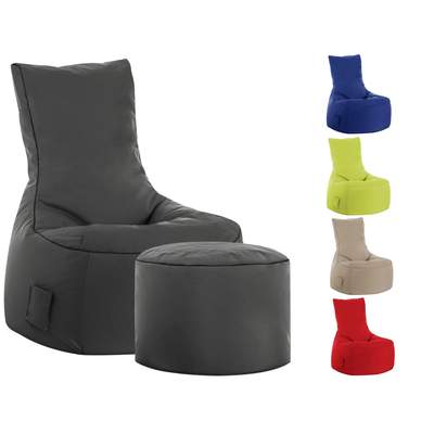 Preisvergleich für LIVARNO home Sitzsack, In- und Outdoor Classic, anthrazit,  in der Farbe Grau | Ladendirekt