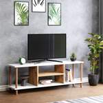 TV-Lowboard von [EN.CASA], in der Farbe Weiss, aus Spanplatte, Vorschaubild