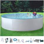 Schwimmbecken von Konifera, in der Farbe Weiss, aus Polyvinylchlorid, andere Perspektive, Vorschaubild