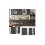Küchen-Hängeschrank von Vicco, in der Farbe Grau, aus Spanplatte, Vorschaubild