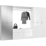 Garderobenset von INOSIGN, in der Farbe Weiss, aus Holzwerkstoff, andere Perspektive, Vorschaubild
