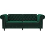 2/3-Sitzer Sofa von Dorel Home, in der Farbe Grün, aus Massivholz, Vorschaubild