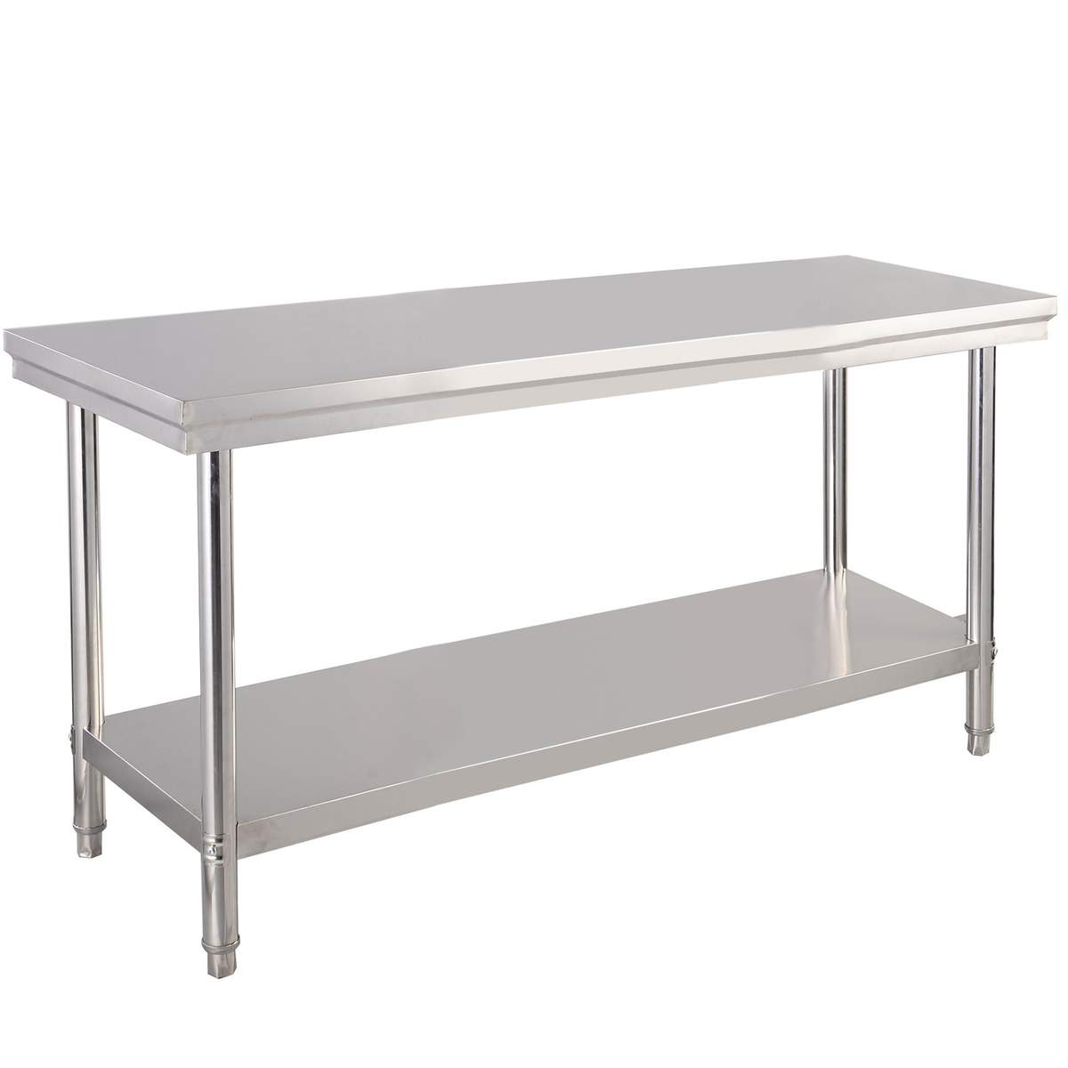 VidaXL Edelstahl Arbeitstisch Mit Rollen – 80x45x85 Cm, Gastro-Qualität, Untere Ablage, 2 Bremsrollen Küchentisch Mit Ablage Und Rollen VidaXL Edelstahl Arbeitstisch Mit Rollen – 80x45x85 Cm, Gastro-Qualität, Untere Ablage, 2 Bremsrollen Küchentisch Mit Ablage Und Rollen