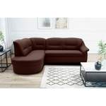 Ecksofa von DOMO collection, in der Farbe Braun, aus Microfaser, andere Perspektive, Vorschaubild