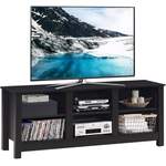 TV-Schrank von KOMFOTTEU, in der Farbe Schwarz, aus Holzwerkstoff, andere Perspektive, Vorschaubild