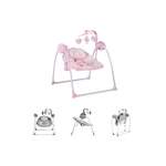 Babybett von Moni, in der Farbe Rosa, aus Polyester, andere Perspektive, Vorschaubild