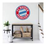 Wandtattoo von FC Bayern München, in der Farbe Rot, andere Perspektive, Vorschaubild
