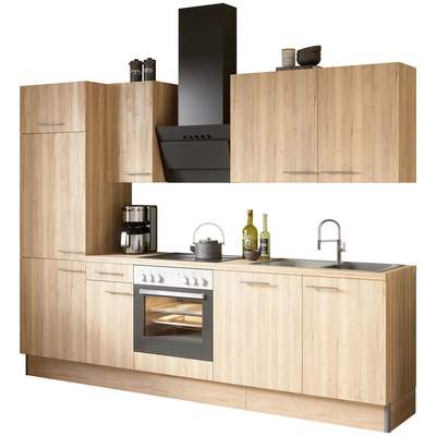 Preisvergleich für OPTIFIT Küchenzeile Faro, mit Hanseatic E-Geräten, Breite  270 cm, SKU: 37314565 | Ladendirekt