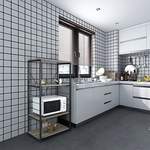 Küchen-Standregal von WOLTU, in der Farbe Braun, aus Holz, andere Perspektive, Vorschaubild