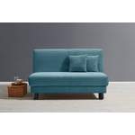 Schlafsofa von ell + ell, in der Farbe Blau, aus Metall, andere Perspektive, Vorschaubild