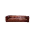 2/3-Sitzer Sofa von moebelfaktor, in der Farbe Braun, aus Leder, andere Perspektive, Vorschaubild