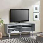 TV-Schrank von [EN.CASA], in der Farbe Grau, aus Kiefernholz, Vorschaubild