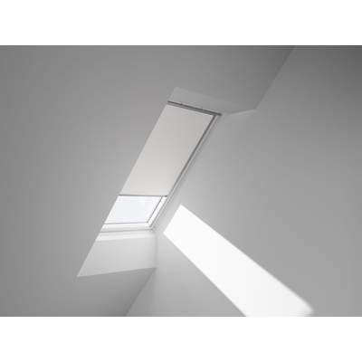 Preisvergleich für Verdunklungsrollo »DKL CK04 0705SWL«, VELUX, verdunkelnd,  in Führungsschienen, VELUX »Pick & Click!«, grau, aus Polyester |  Ladendirekt