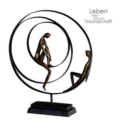 Preisvergleich für Casablanca by Gilde Dekofigur Skulptur Patience (1 St),  BxHxT 34x8x41 cm, aus Metall, GTIN: 4001250595946 | Ladendirekt