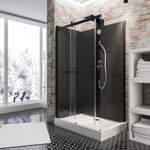 Dusch von SCHULTE, in der Farbe Schwarz, aus Sicherheitsglas, Vorschaubild