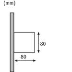 Außenwandleuchte von Paulmann, in der Farbe Weiss, aus Metall, andere Perspektive, Vorschaubild