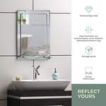 Badspiegel von Neue Design, in der Farbe Silber, aus Spiegelglas, andere Perspektive, Vorschaubild