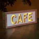 Ladenschild „CAFE“, der Marke Antikas